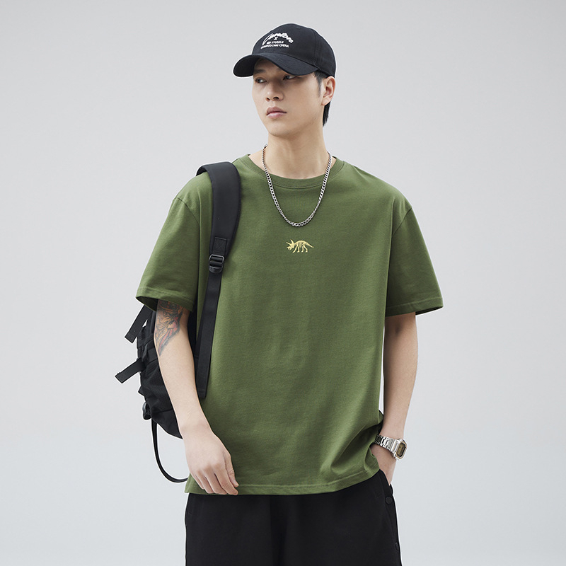 短袖t恤 - 夏季印花五分半袖