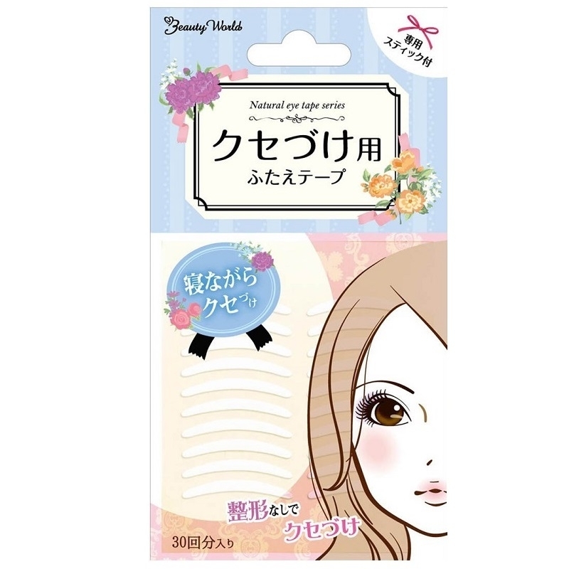Beauty World素肌美人雙眼皮貼隱形雙面款 (一包30對)