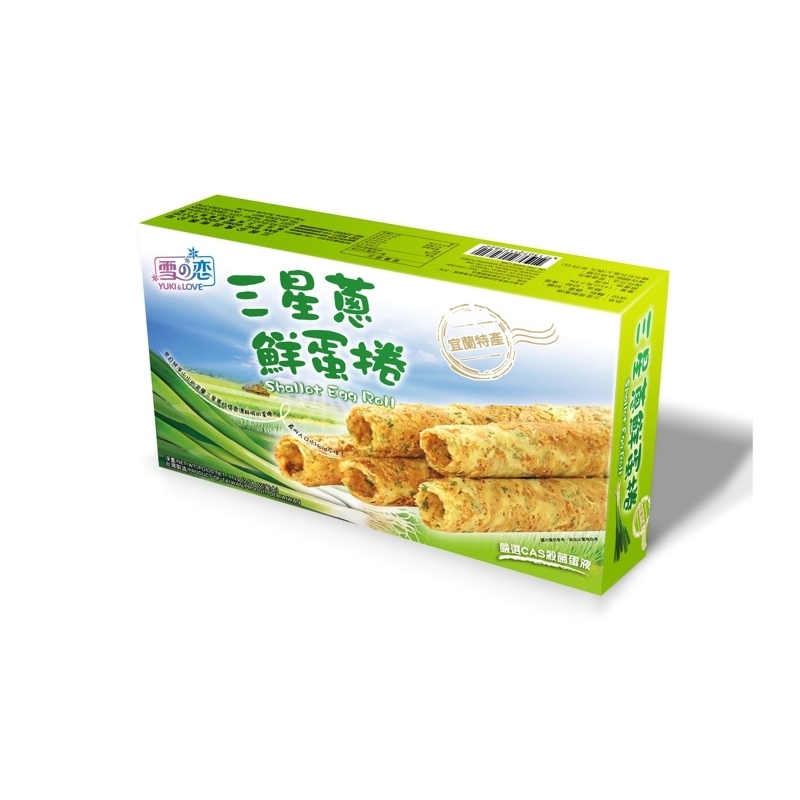 三星蔥鮮蛋捲 144g／盒 X 3