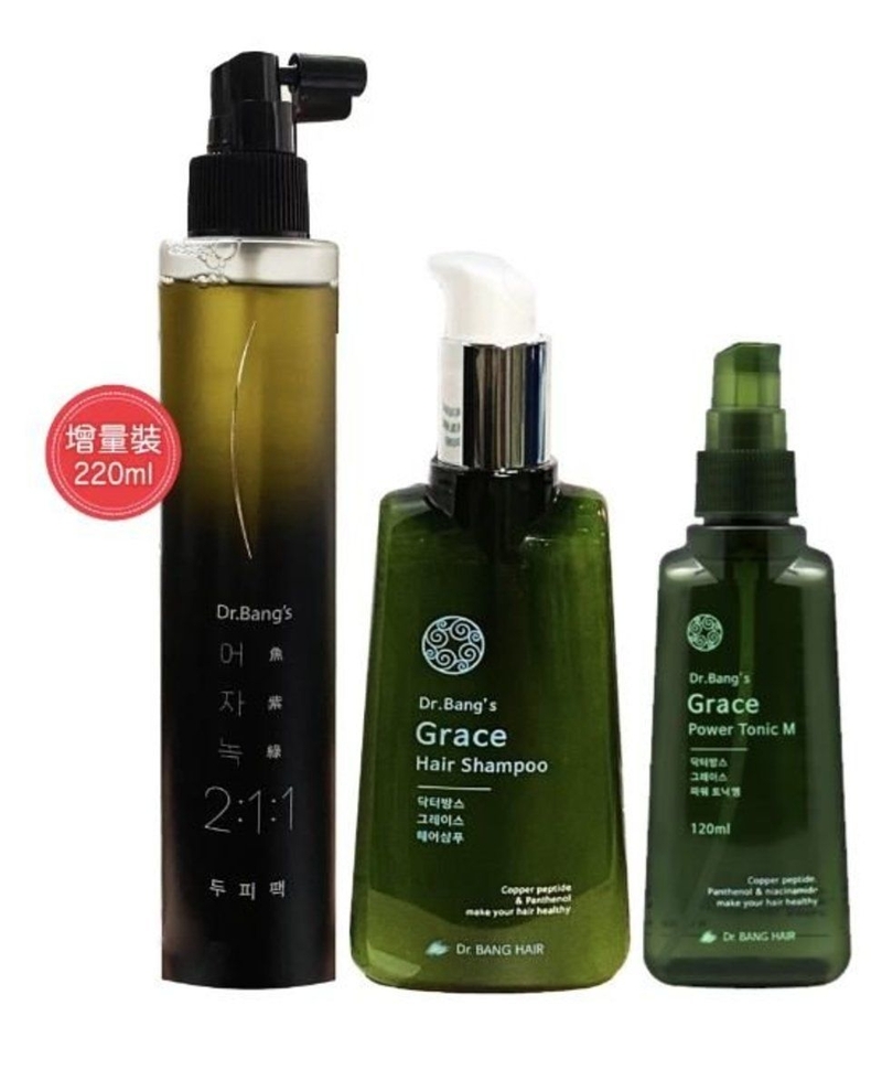 Dr.Bang's - 韓國生髮護髮療程套裝（250ml+120ml+220ml)
