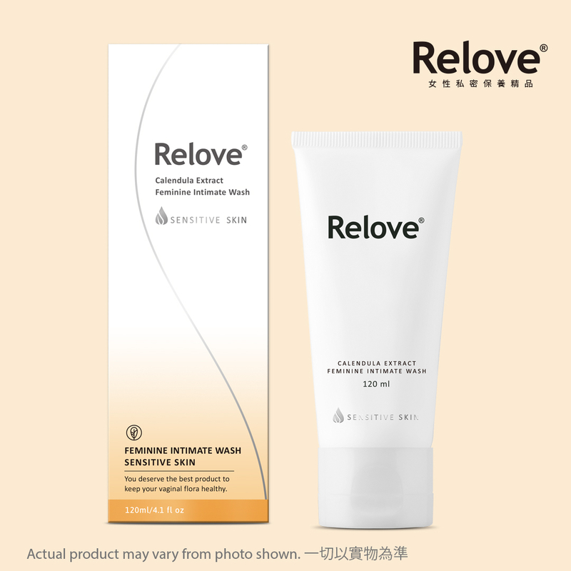 Relove金盞花萃取低敏私密潔淨凝露 120ml