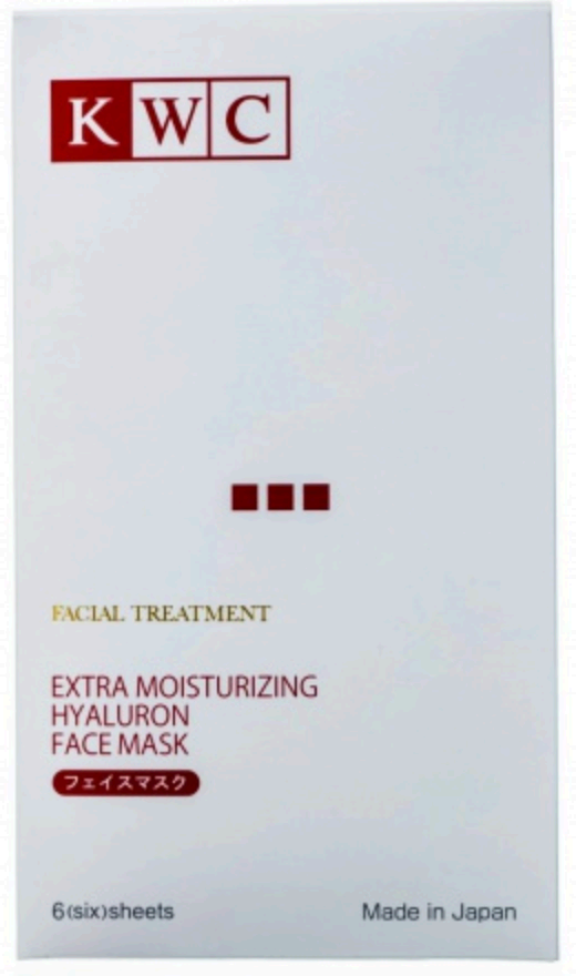 KWC透明質酸超保濕面膜-6片裝