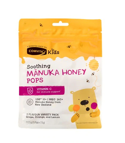 Comvita 康維他麥蘆卡蜂蜜兒童波板糖(3種口味)
