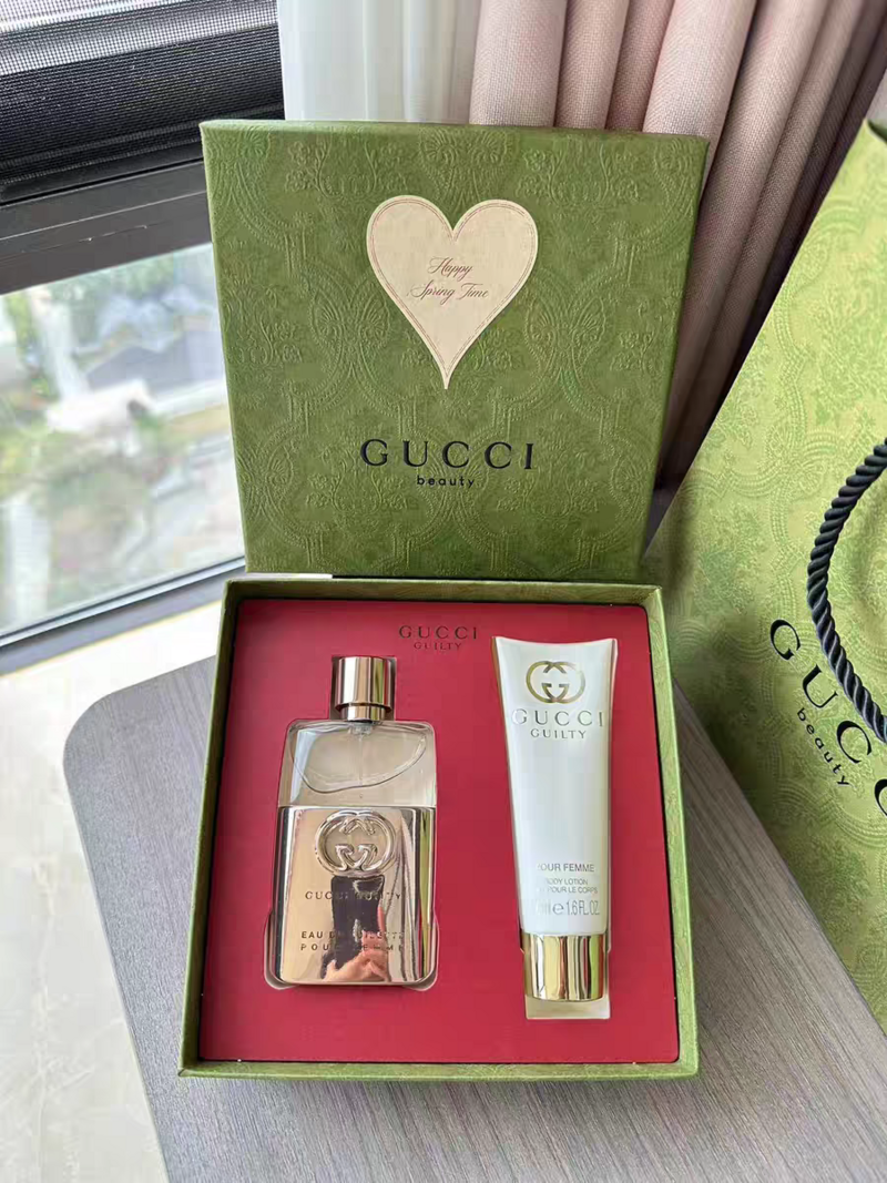 Gucci 古馳 罪愛女士香水套（EDP 50ml + 身體乳 50ml）