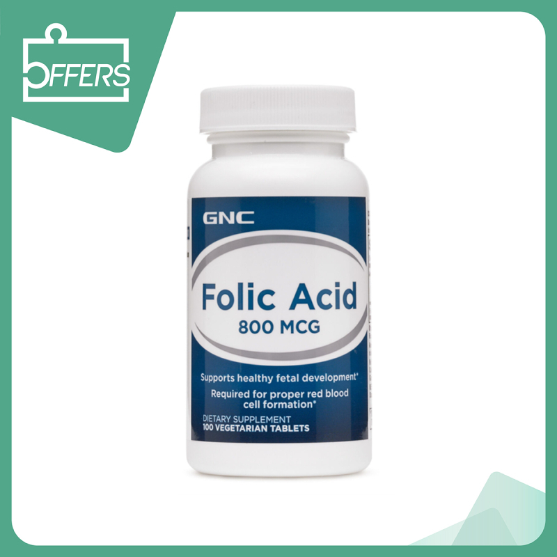 GNC - 葉酸 800mcg (國際版) 100粒 ／ 樽