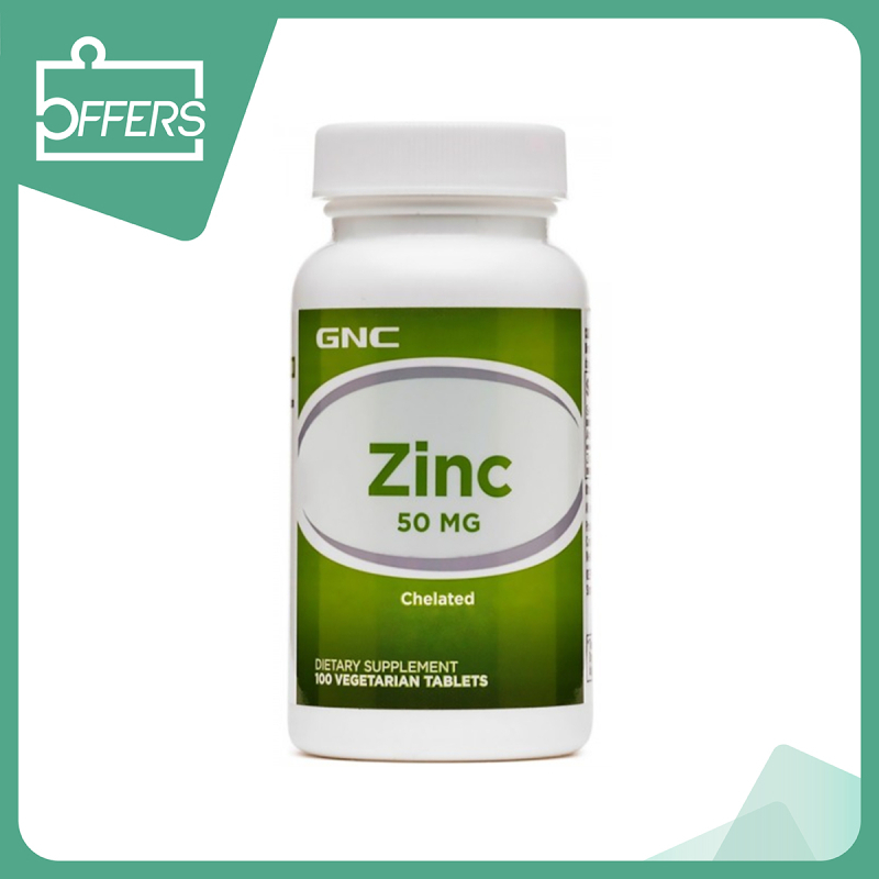 GNC - 鋅 50mg (國際版) 100粒 ／ 樽