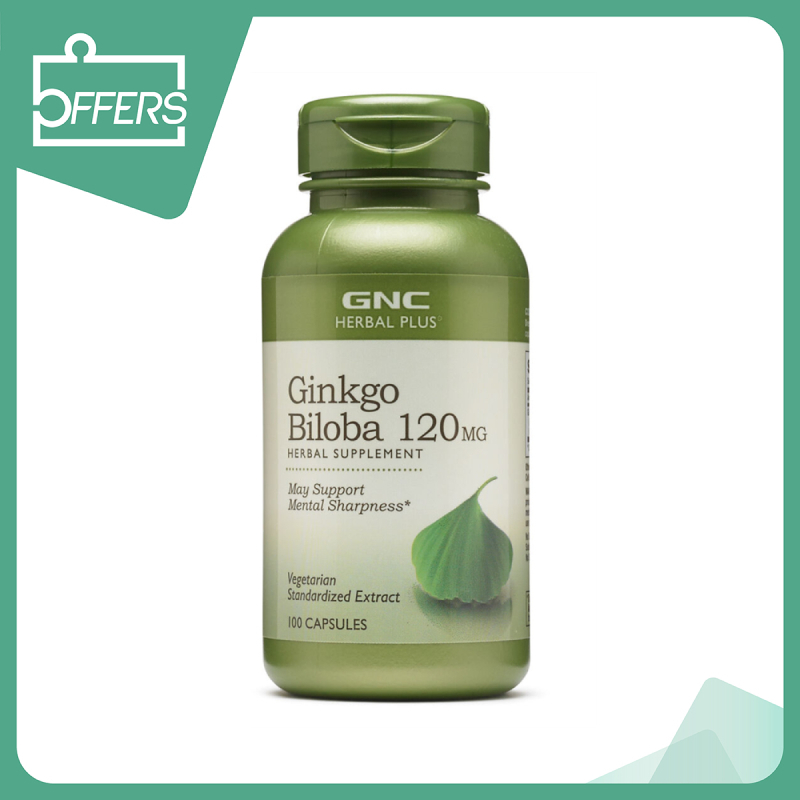 GNC - 特強補腦銀杏精華膠囊 120mg 100粒 ／ 樽
