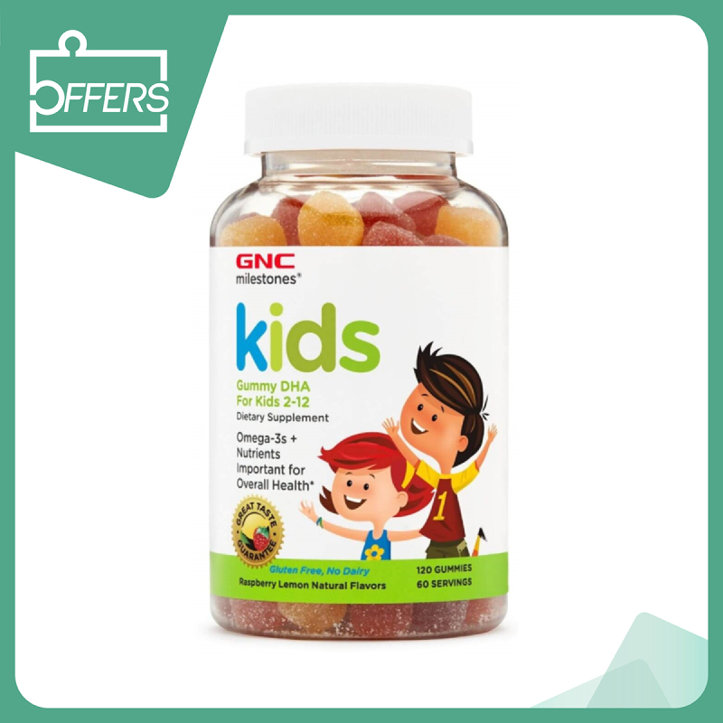 GNC - milestones® Kids 兒童DHA軟糖 120粒 ／ 樽