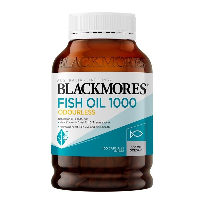 Blackmores - Odourless Fish Oil 1000mg 無腥味魚油 400粒