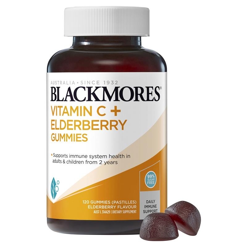 Blackmores - Vitamin C Elderberry Gummy黑接骨木維他命C軟糖 120粒