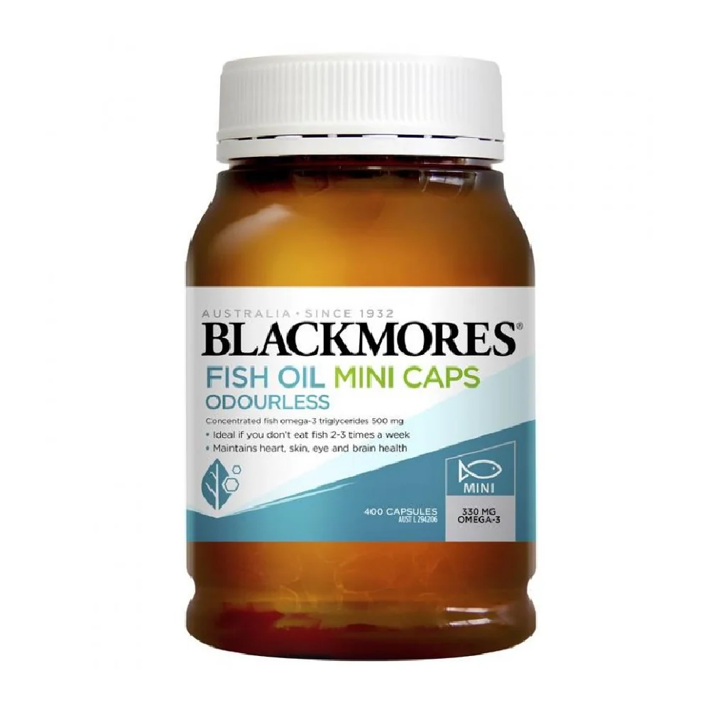 Blackmores - Odourless Fish Oil 400 Mini Capsules 迷你魚油 400粒 新版