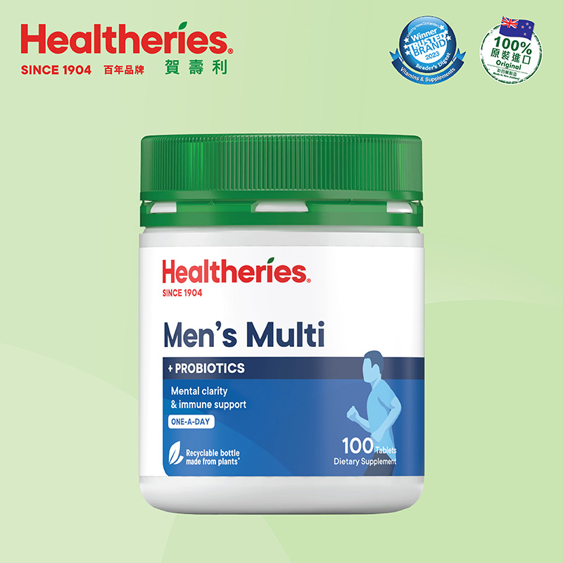 賀壽利 多元維他命 男士配方 (100粒裝)