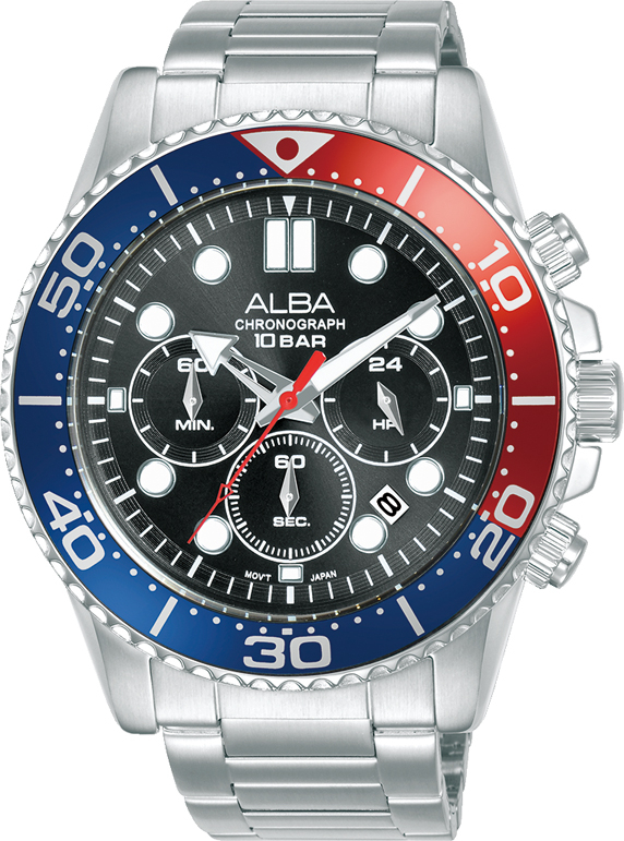 Alba - AT3J35X1 - 雅柏石英日曆計時手錶
