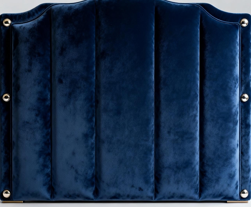 輕奢天鵝絨床頭軟包