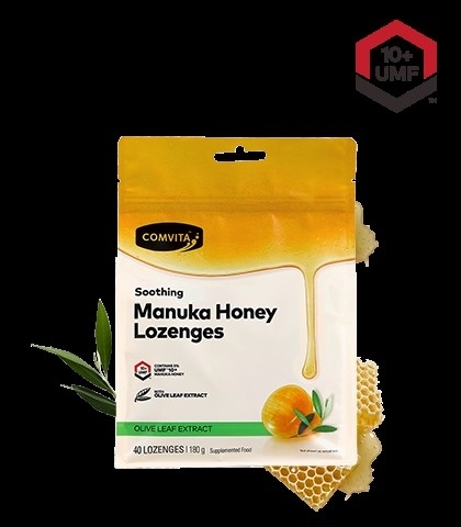 Comvita 康維他 麥蘆卡蜂蜜潤喉糖 (蜂蜜橄欖味) 40粒（代購）