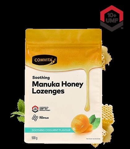Comvita 康維他 蜂膠麥蘆卡蜂蜜潤喉糖(薄荷味) 500克（代購）