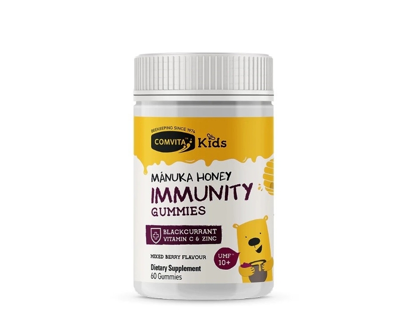 Comvita 康維他 兒童麥盧卡蜂蜜黑加侖子軟糖60粒（代購）