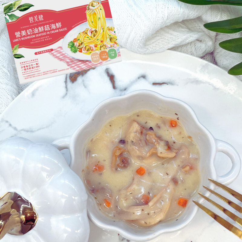 營美奶油鮮菇海鮮 (120g)