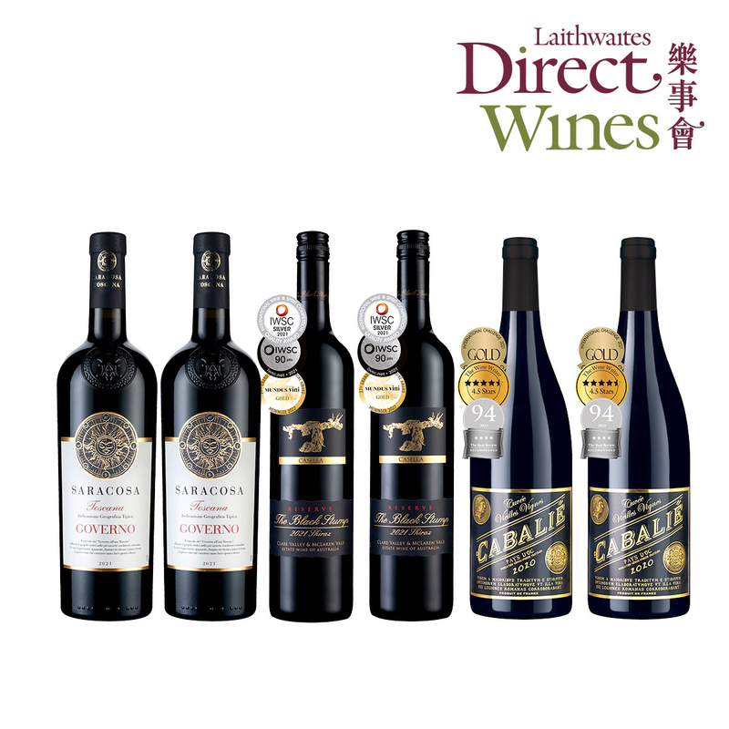 樂事會 回購率最高紅酒選6支