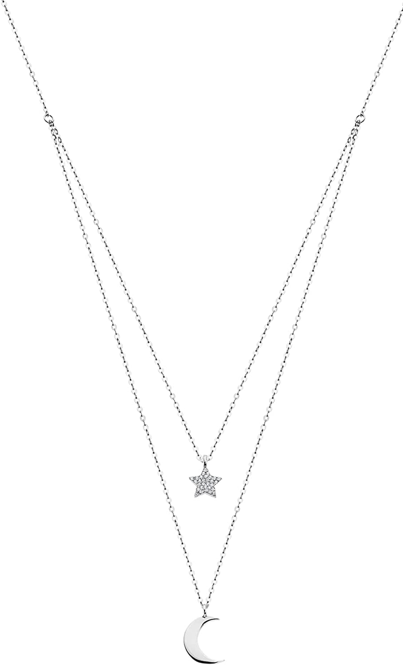 Lotus 925 銀 星月項鍊