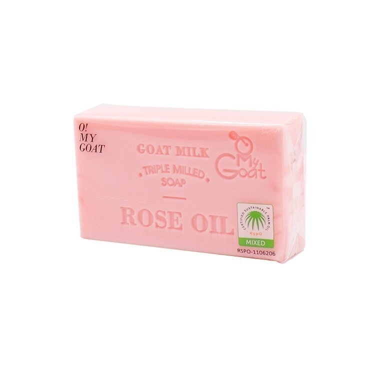 澳洲天然三重研磨山羊奶香皂 (玫瑰油) 100g