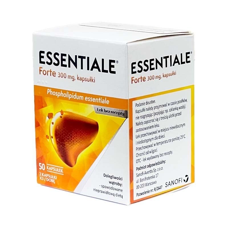 ESSENTIALE Forte 健肝素 300mg 50粒裝