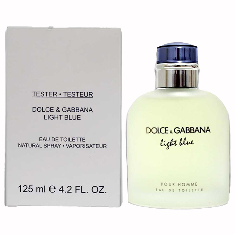 Dolce & Gabbana Light Blue Pour Homme EDT Tester D & G淺藍男士淡香水 125ml 簡裝