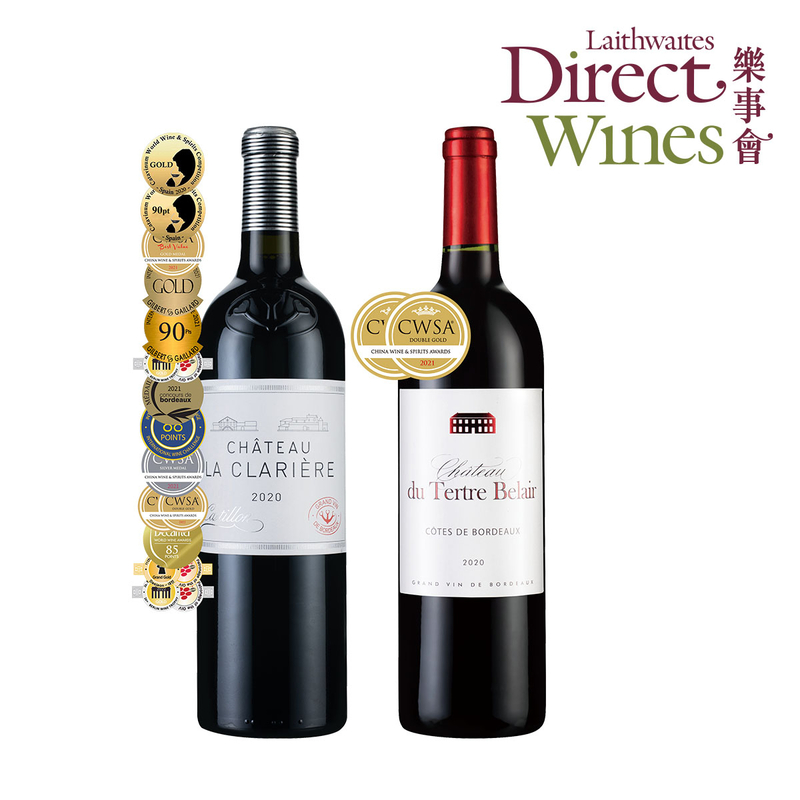 金獎波爾多雙紅酒組2支