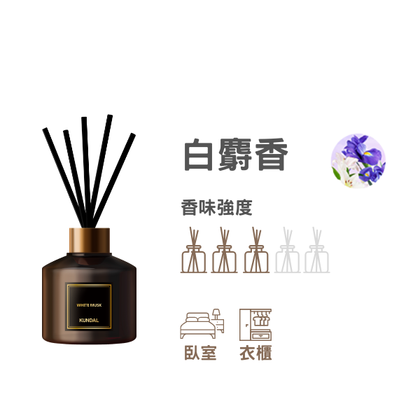 Kundal家用淨化空氣香薰精油(白麝香)200毫升