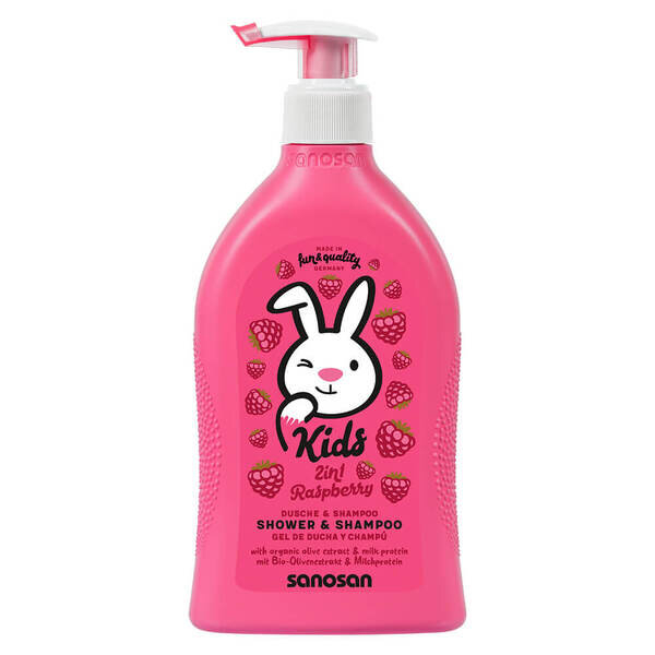 德國哈羅閃兒童2合1洗髮沐浴露(紅莓味) 400毫升