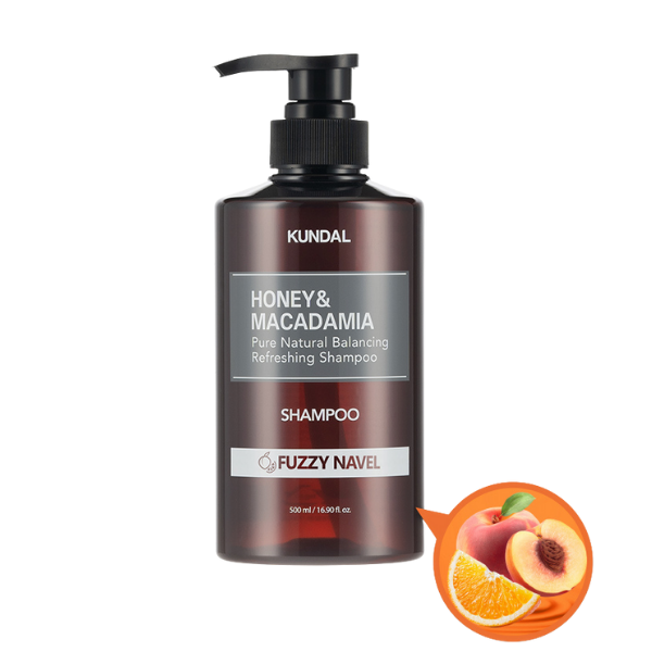 Kundal 蜂蜜堅果天然洗髮乳 (蜜桃香)500毫升