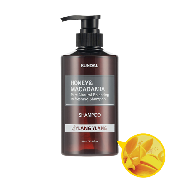 Kundal 蜂蜜堅果天然洗髮乳 (依蘭香)500毫升