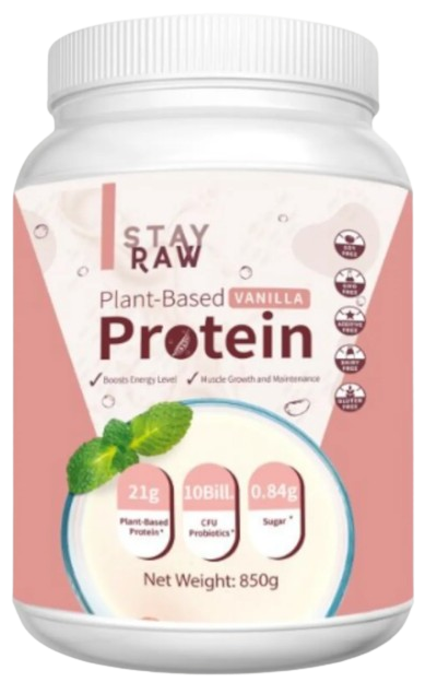 Stay Raw 天然植物蛋白粉(雲呢拿) 850g