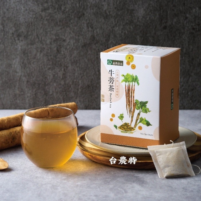 蔴鑽農坊台灣特級牛蒡茶15包X3盒