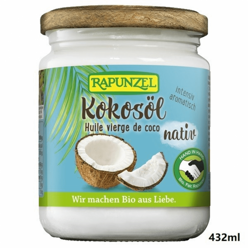 德國Rapunzel有機冷壓椰油432ml