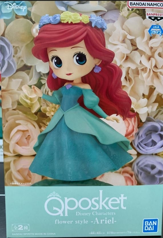 BANDAI -  BANPRESTO Qposket 迪士尼角色系列 美人魚公主 FLOWER STYLE -(ver.B)